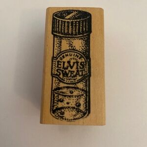 MOMR Genuine Elvis Sweat rubber stamp New